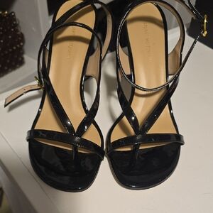 Stuart Weitzman Glossy Black Heels